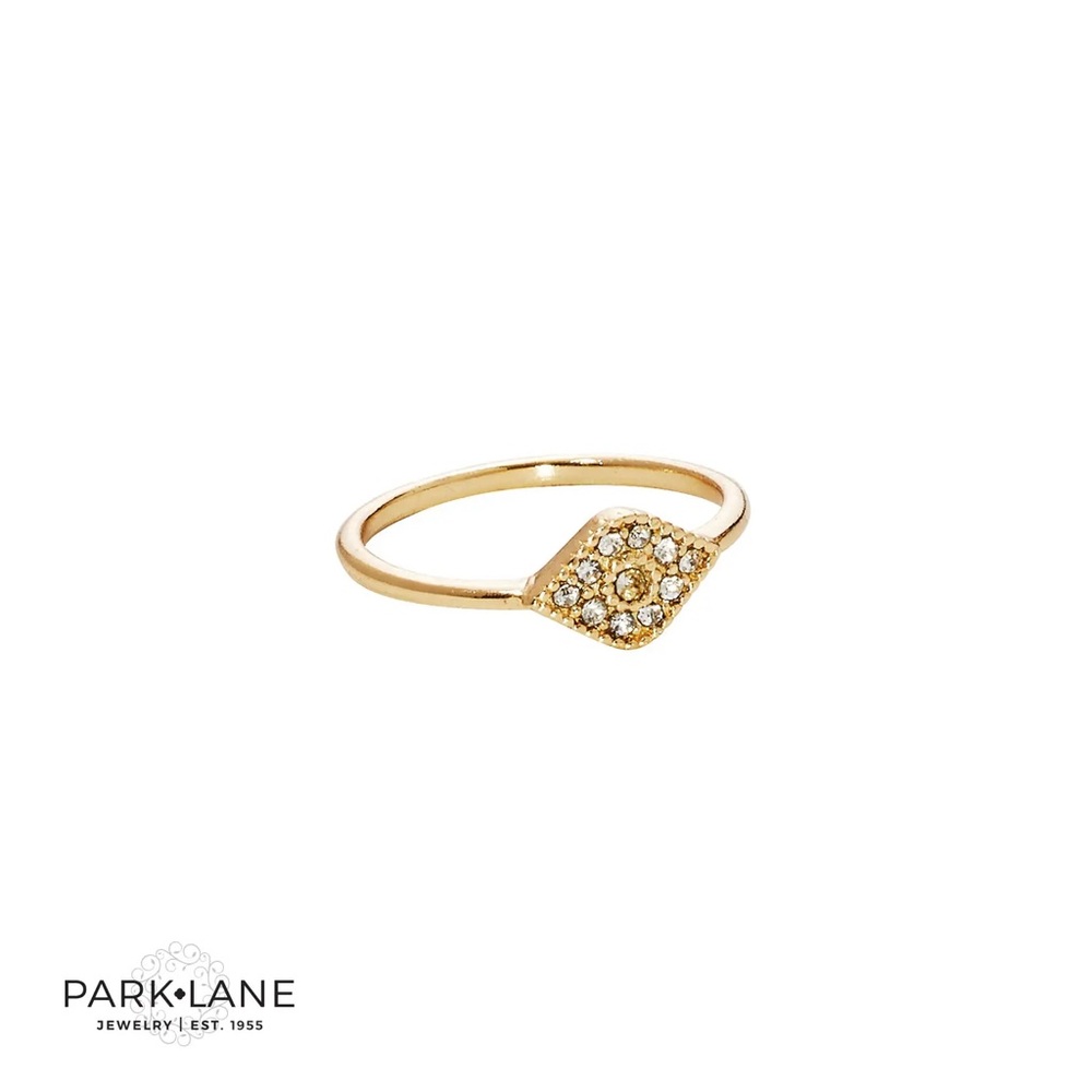 Park Lane Namaste Ring Elegant Gold Ring with Sparkling Accents size 7 - Picture 3 of 4